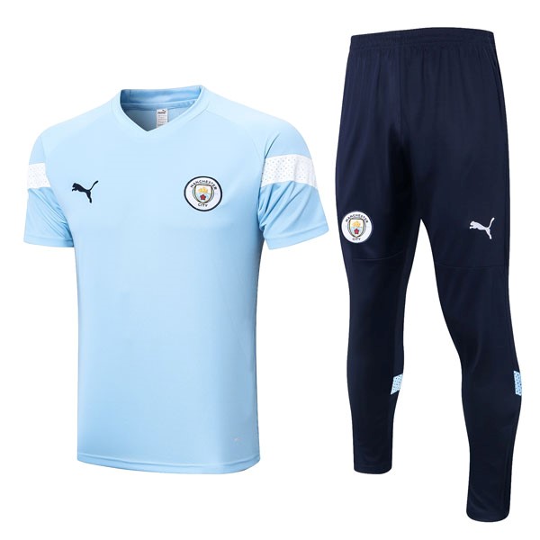 Entrainement Manchester City Ensemble Complet 2022-23 Bleu